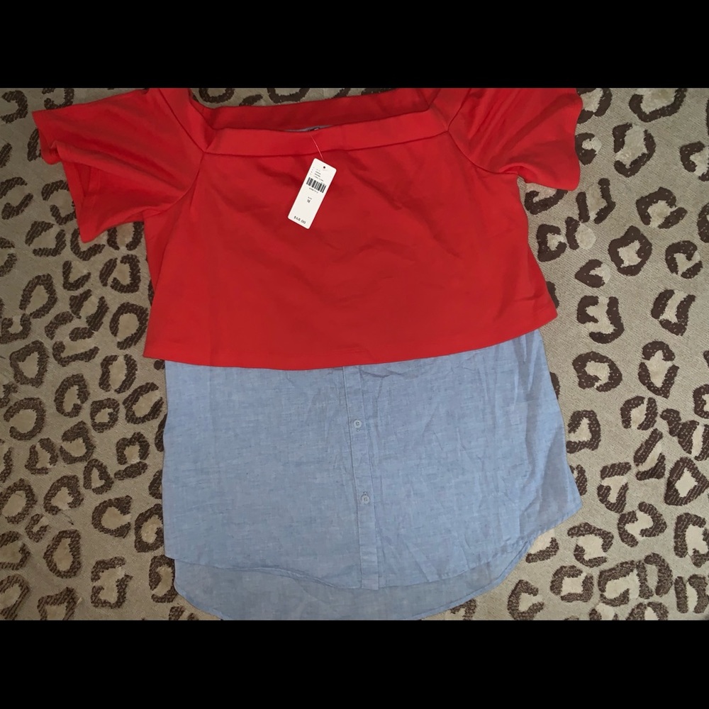 Anthropologie NWT off the shoulder top